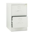 Hon 18-1/4" W 2 Drawer File Cabinet, Light Gray, Legal H512C.P.Q